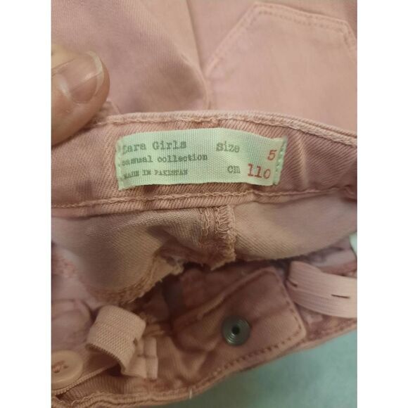 Zara Girls Size 5 Pink Skinny Jeans - Picture 2 of 4